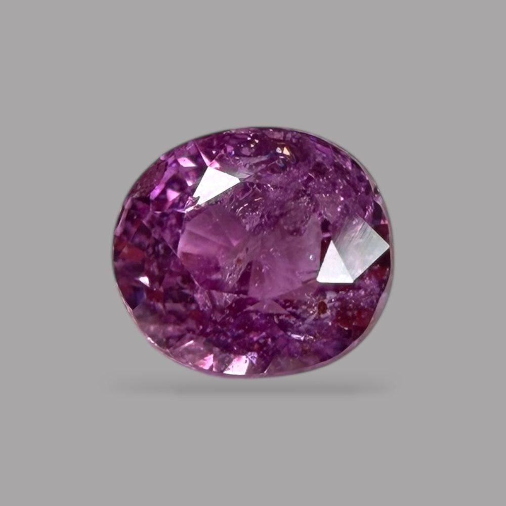 Oval Shape in Natural Pink Sapphire Gemstone 1.05 Carats & 5.7 x 5.2 mm Size