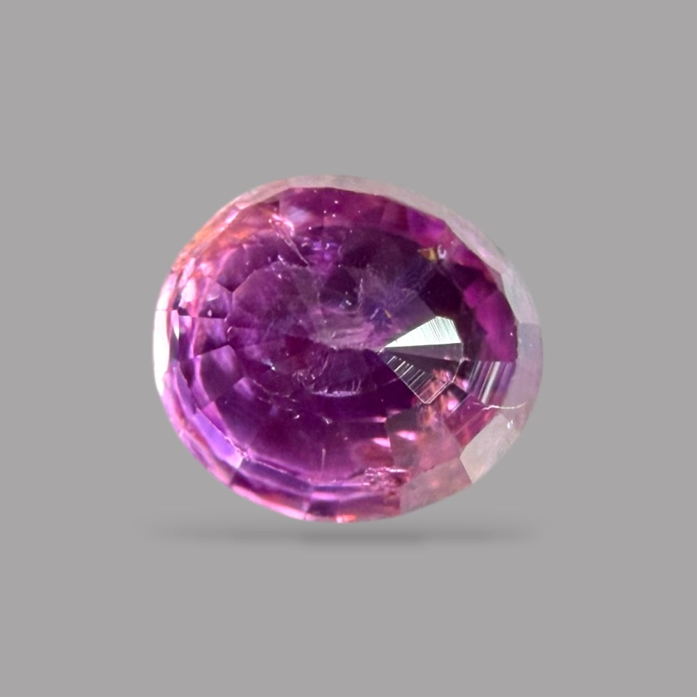Oval Shape in Natural Pink Sapphire Gemstone 0.49 Carats & 4.7 x 4.2 mm Size