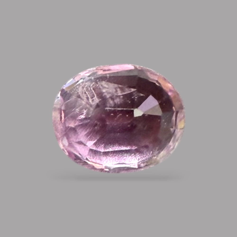 Oval Shape in Natural Pink Sapphire Gemstone 0.42 Carats & 4.7 x 3.9 mm Size