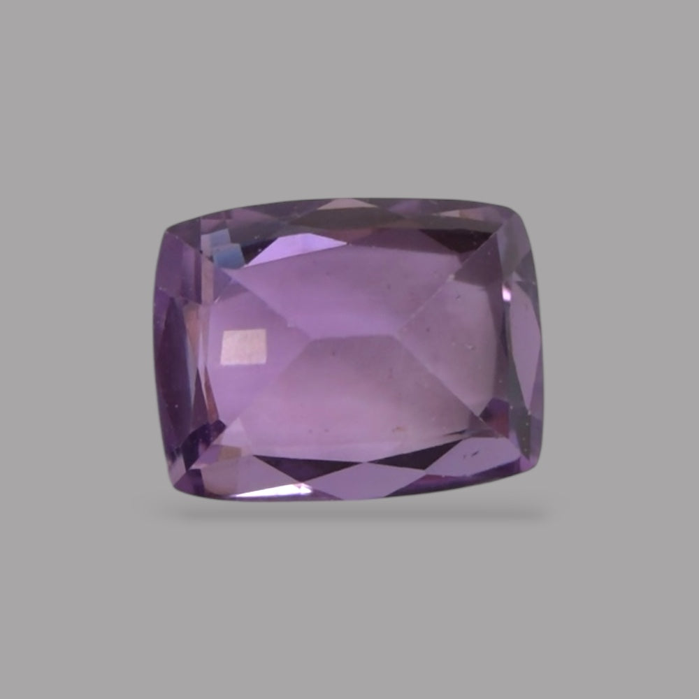 Cushion Cut Shape in Purple Sapphire Gemstone 0.76 Carats & 6.1 x 4.8 mm Size