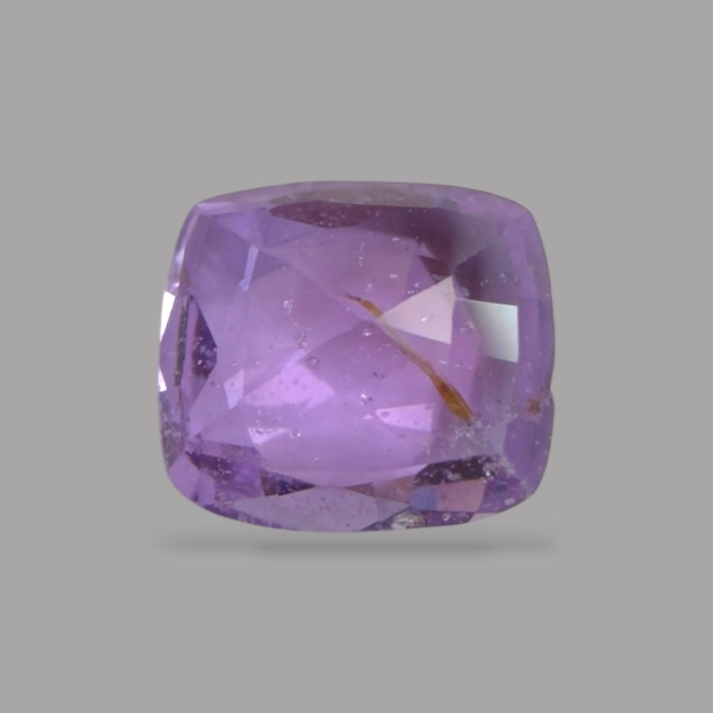 Cushion Cut Shape in Purple Sapphire Gemstone 0.56 Carats & 5.2 x 4.7 mm Size