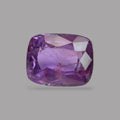 Cushion Cut Shape in Purple Sapphire Gemstone 0.74 Carats & 5.8 x 4.5 mm Size