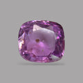 Cushion Cut Shape in Purple Sapphire Gemstone 0.66 Carats & 5.2 x 4.7 mm Size