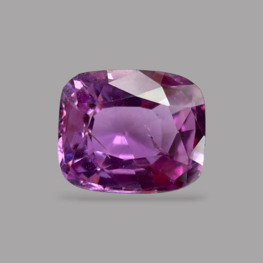 Cushion Cut Shape in Pink Sapphire Gemstone 0.56 Carats & 5.3 x 4.4 mm Size