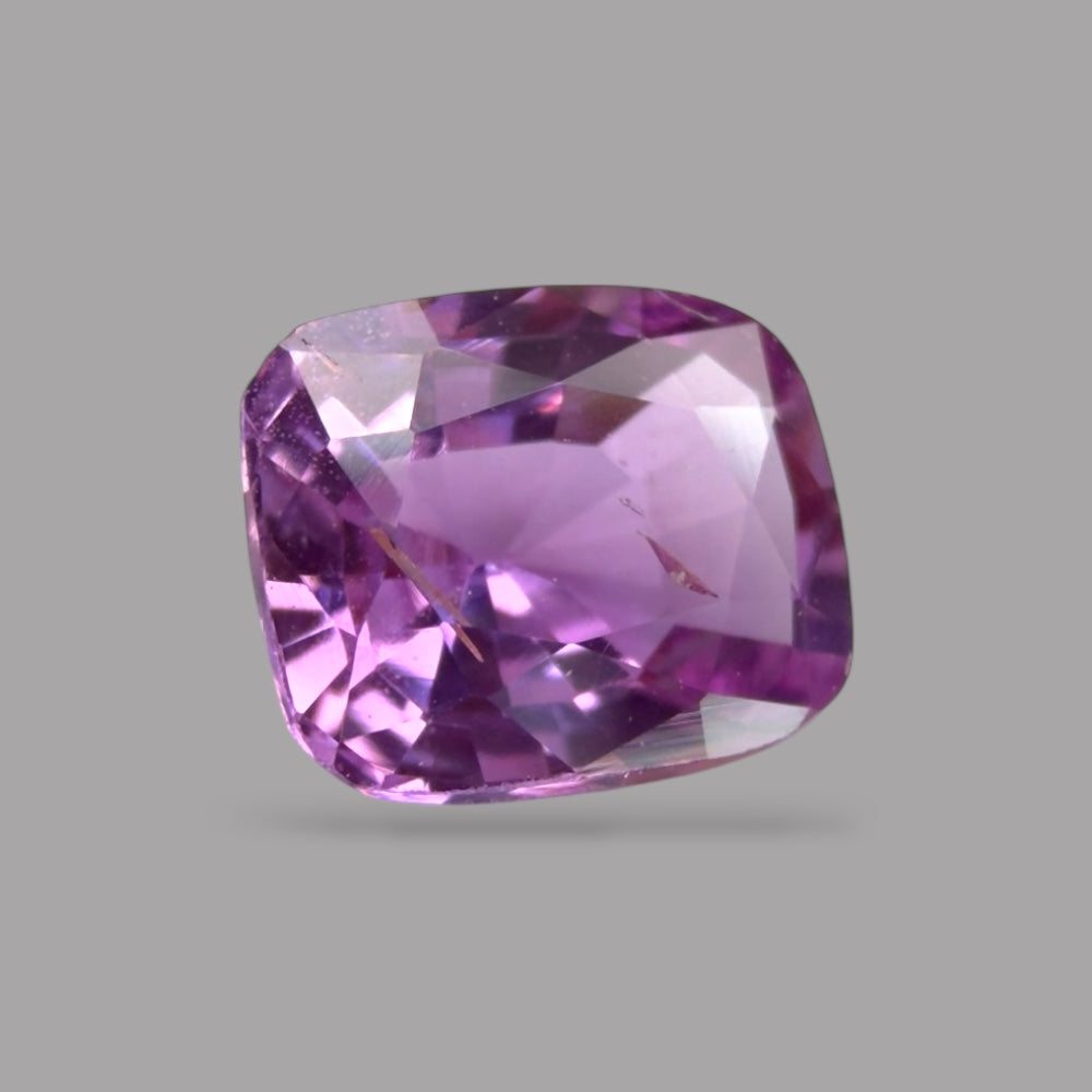 Cushion Cut Shape in Pink Sapphire Gemstone 0.56 Carats & 5.3 x 4.4 mm Size
