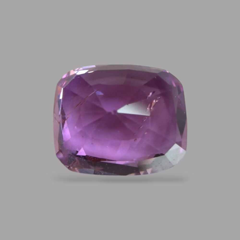 Cushion Cut Shape in Pink Sapphire Gemstone 0.56 Carats & 5.3 x 4.4 mm Size