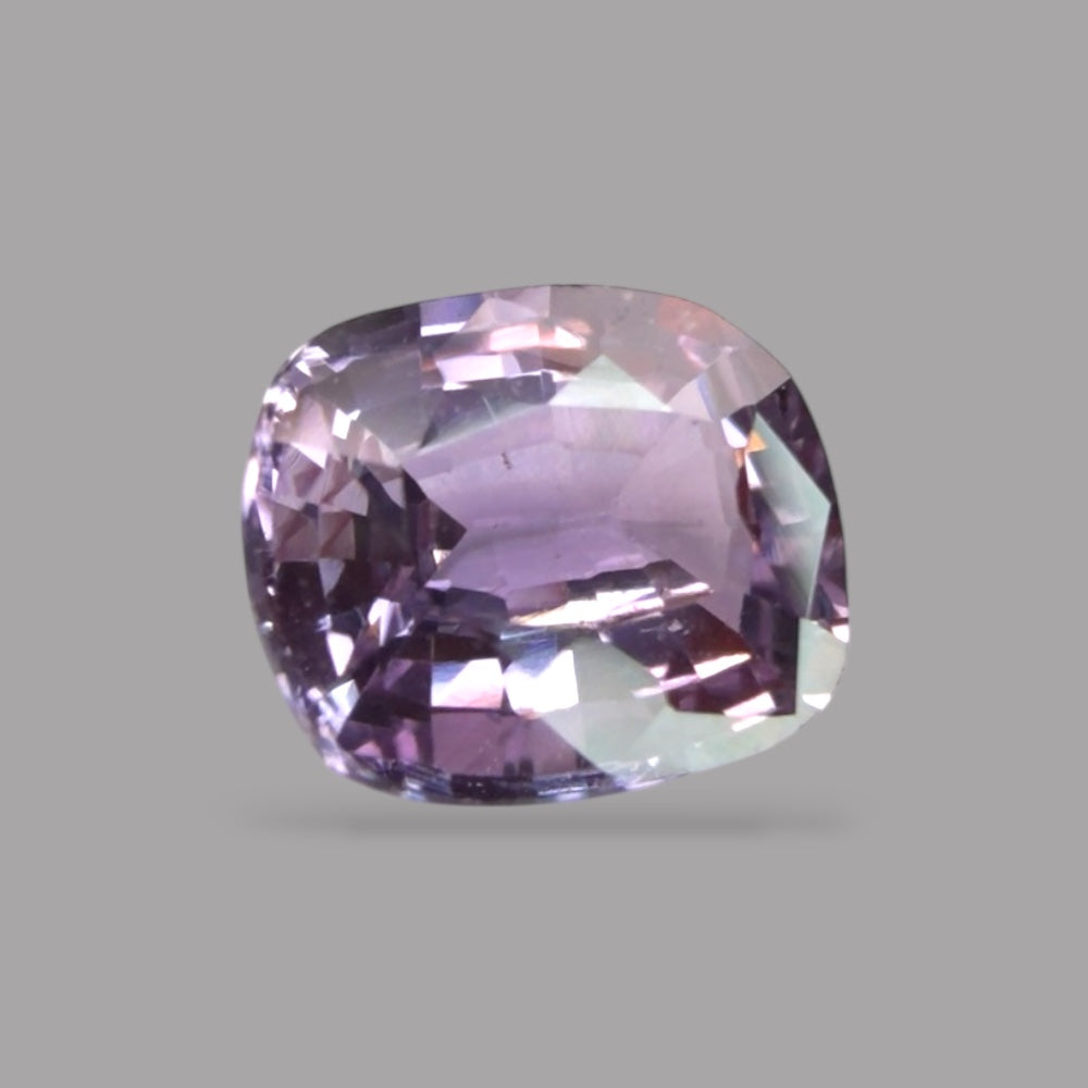 Cushion Cut Shape in Purple Sapphire Gemstone 0.81 Carats & 5.9 x 5 mm Size