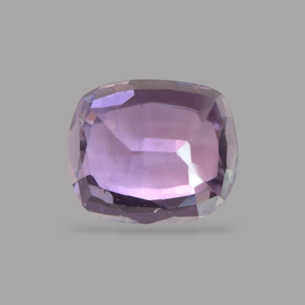Cushion Cut Shape in Purple Sapphire Gemstone 0.81 Carats & 5.9 x 5 mm Size