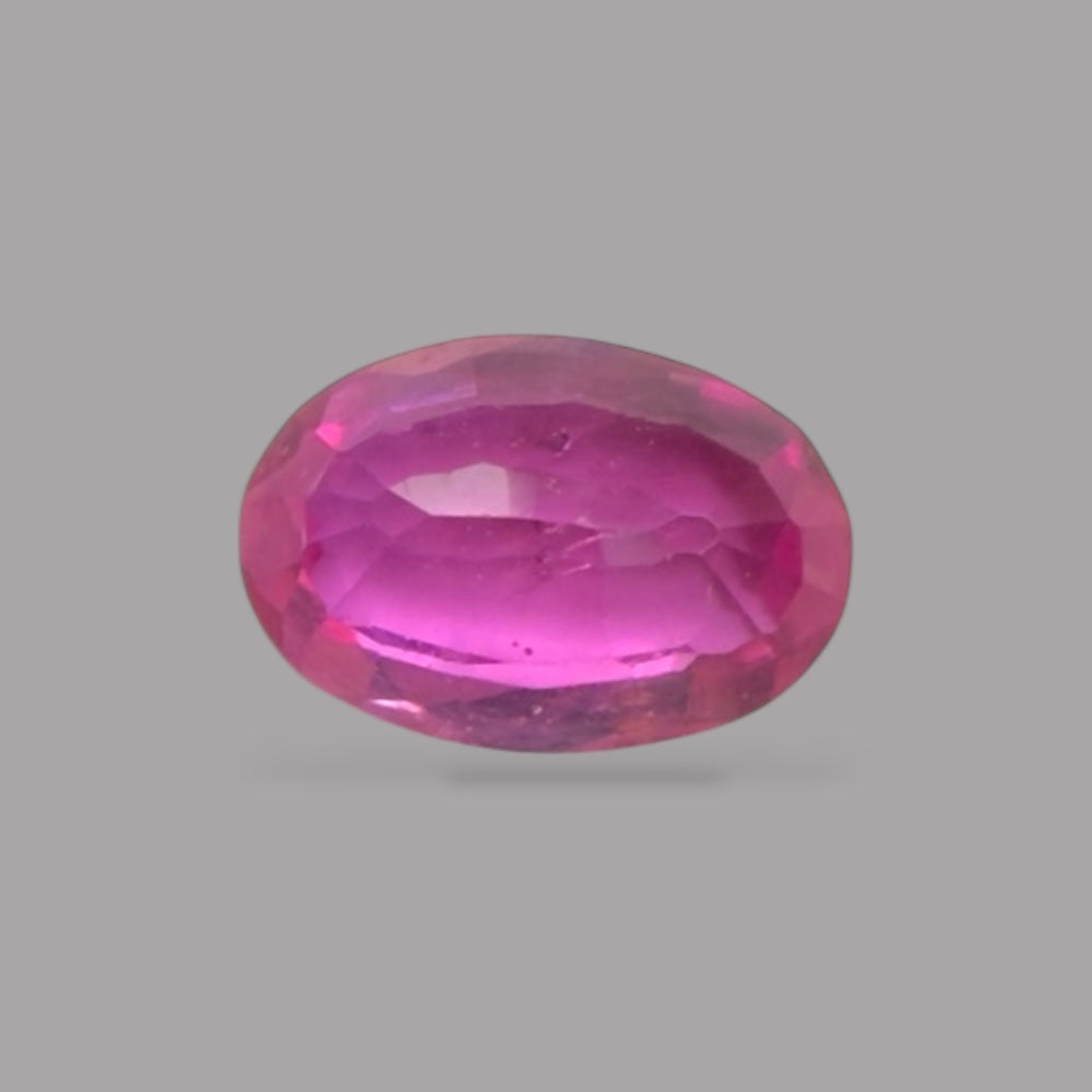 Oval Shape in Pink Sapphire Gemstone 0.54 Carats & 6 x 4.1 mm Size