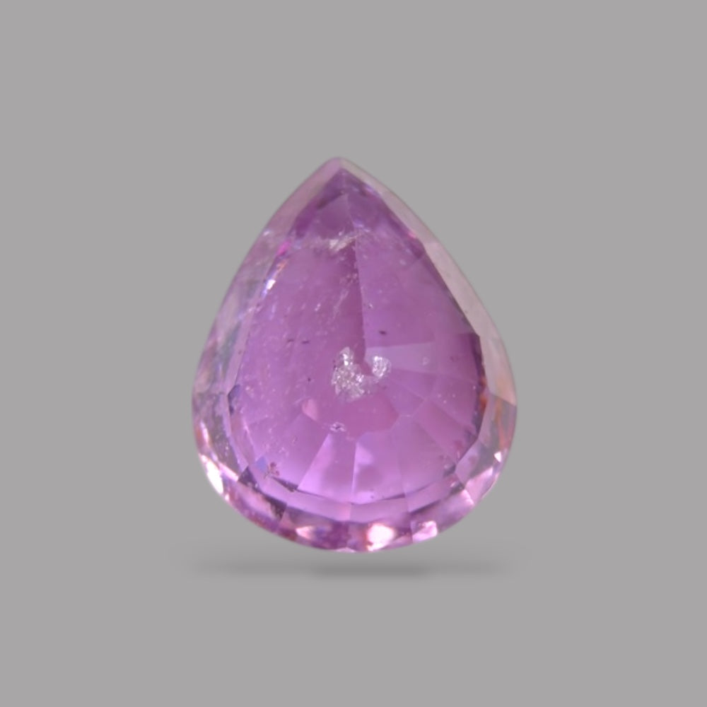 Pear Shape in Pink Sapphire Gemstone 0.82 Carats & 6.5 x 5.1 mm Size