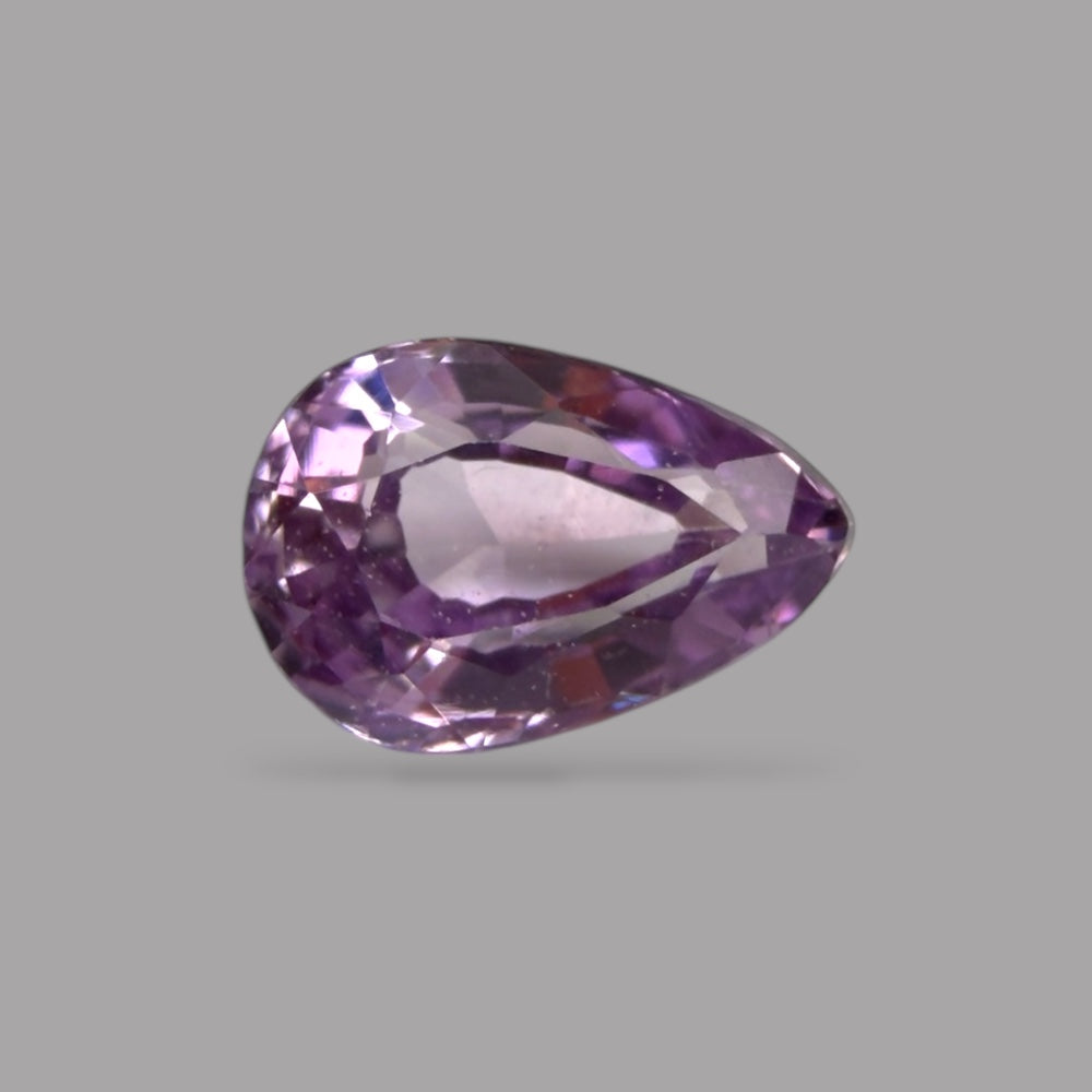 Pear Shape in Purple Sapphire Gemstone 0.40 Carats & 5.4 x 3.6 mm Size