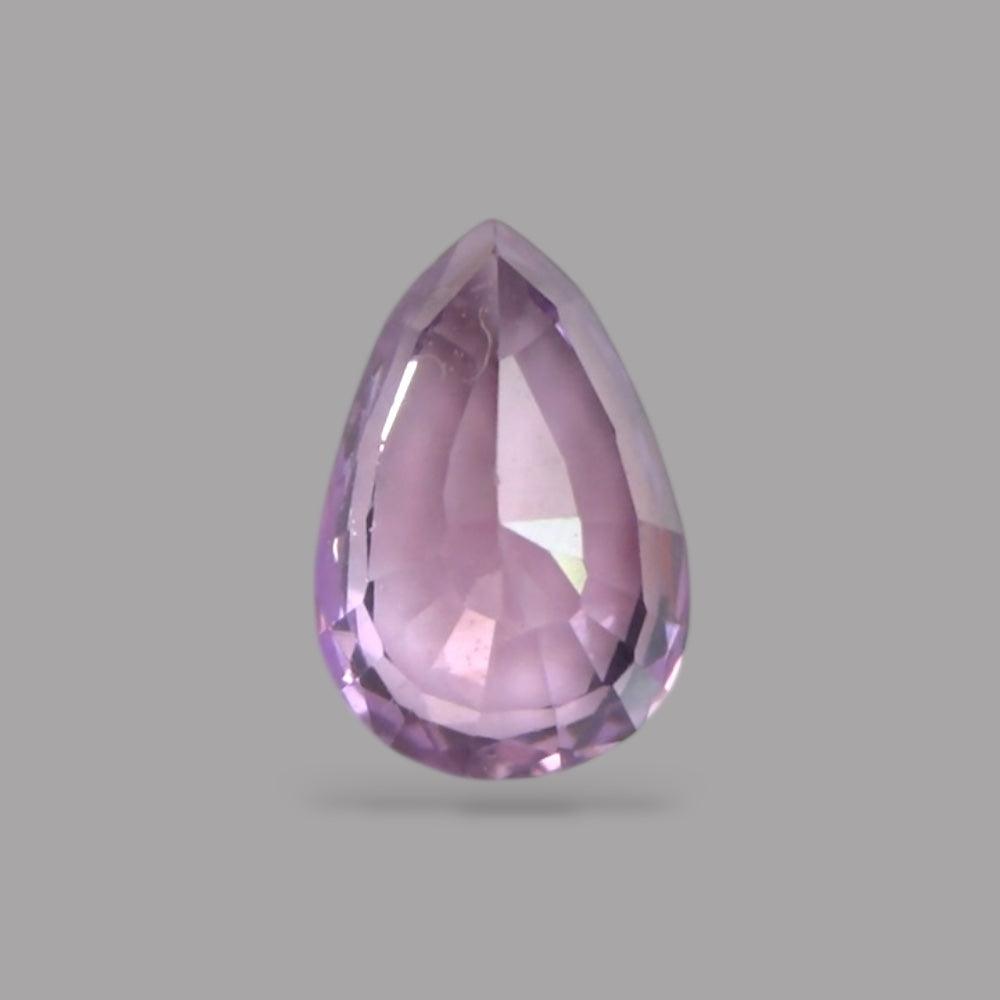 Pear Shape in Purple Sapphire Gemstone 0.40 Carats & 5.4 x 3.6 mm Size