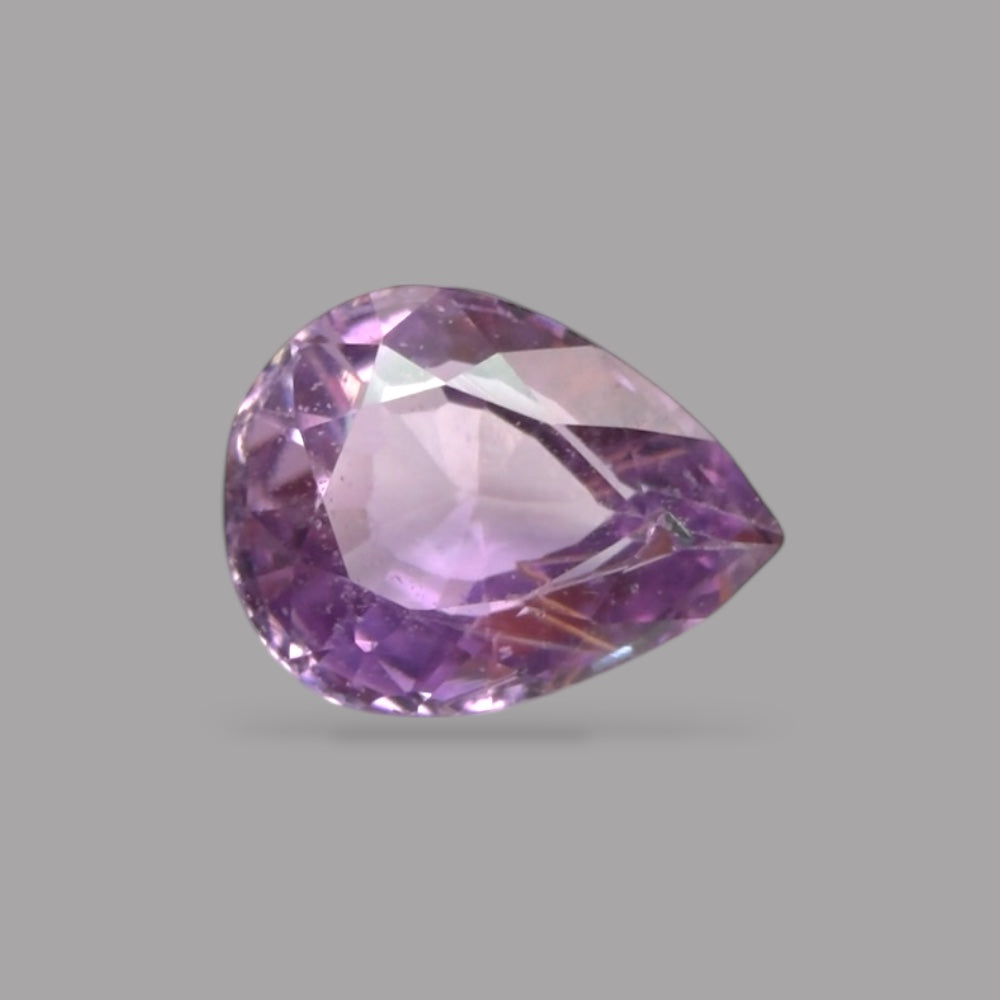 Pear Shape in Purple Sapphire Gemstone 0.66 Carats & 6.2 x 4.7 mm Size