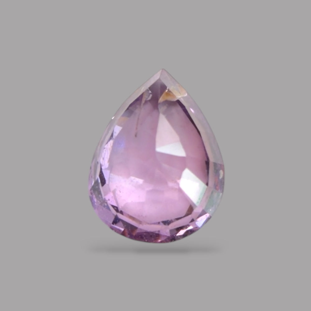 Pear Shape in Purple Sapphire Gemstone 0.66 Carats & 6.2 x 4.7 mm Size