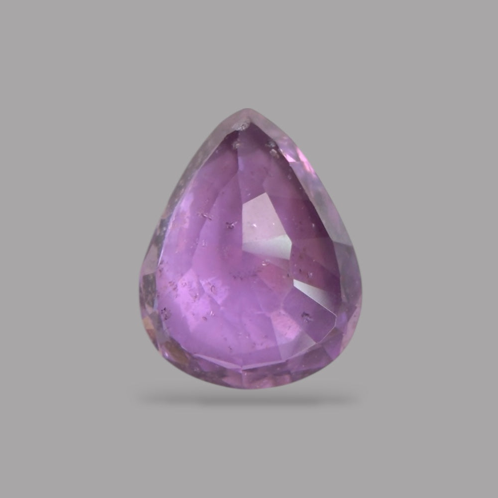 Pear Shape in Pink Sapphire Gemstone 0.78 Carats & 6.7 x 5.2 mm Size