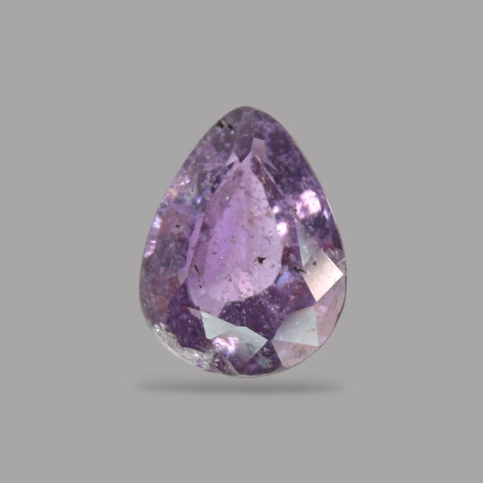 Pear Shape in Purple Sapphire Gemstone 0.79 Carats & 6.6 x 4.9 mm Size