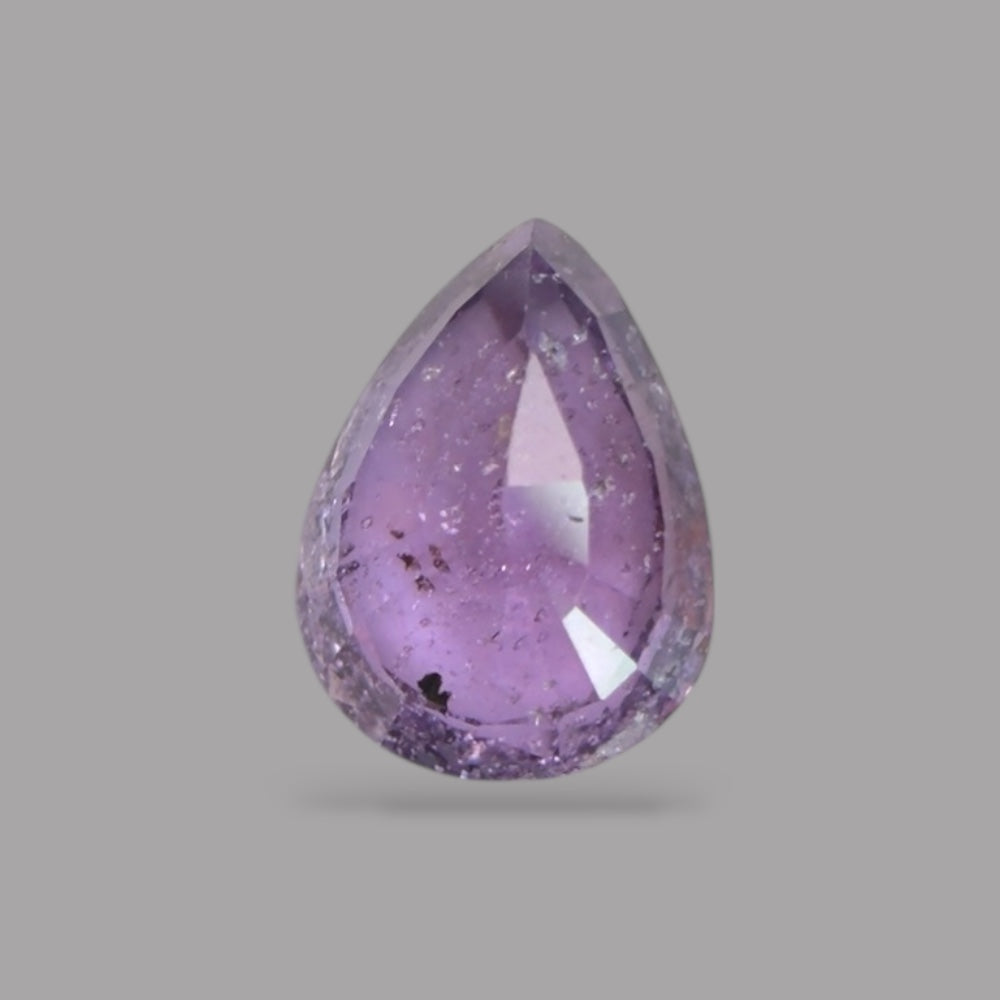 Pear Shape in Purple Sapphire Gemstone 0.79 Carats & 6.6 x 4.9 mm Size