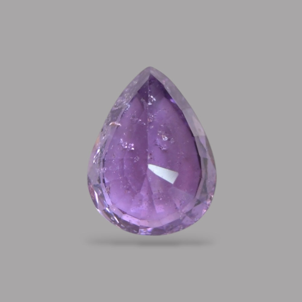 Pear Shape in Purple Sapphire Gemstone 0.87 Carats & 6.8 x 5.2 mm Size