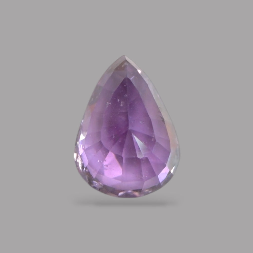 Pear Shape in Purple Sapphire Gemstone 1.03 Carats & 6.8 x 5 mm Size