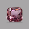 Emerald Cut Shape in Pink Sapphire Gemstone 0.66 Carats & 4.9 x 4.5 mm Size