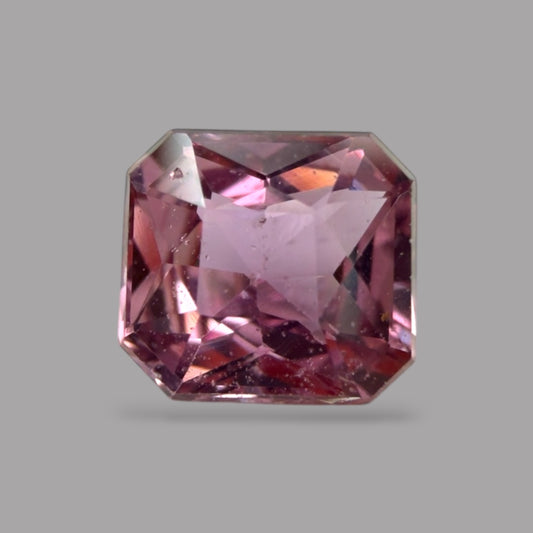 Emerald Cut Shape in Pink Sapphire Gemstone 0.66 Carats & 4.9 x 4.5 mm Size