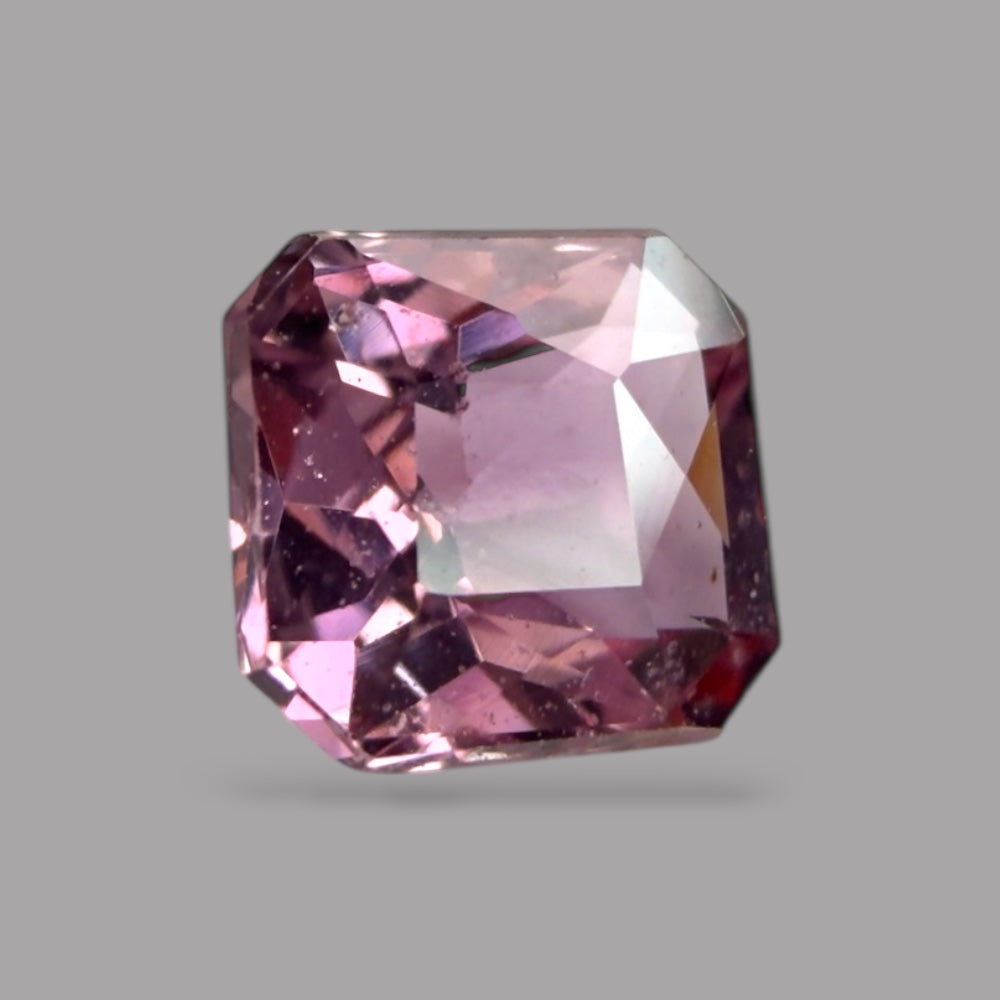 Emerald Cut Shape in Pink Sapphire Gemstone 0.66 Carats & 4.9 x 4.5 mm Size