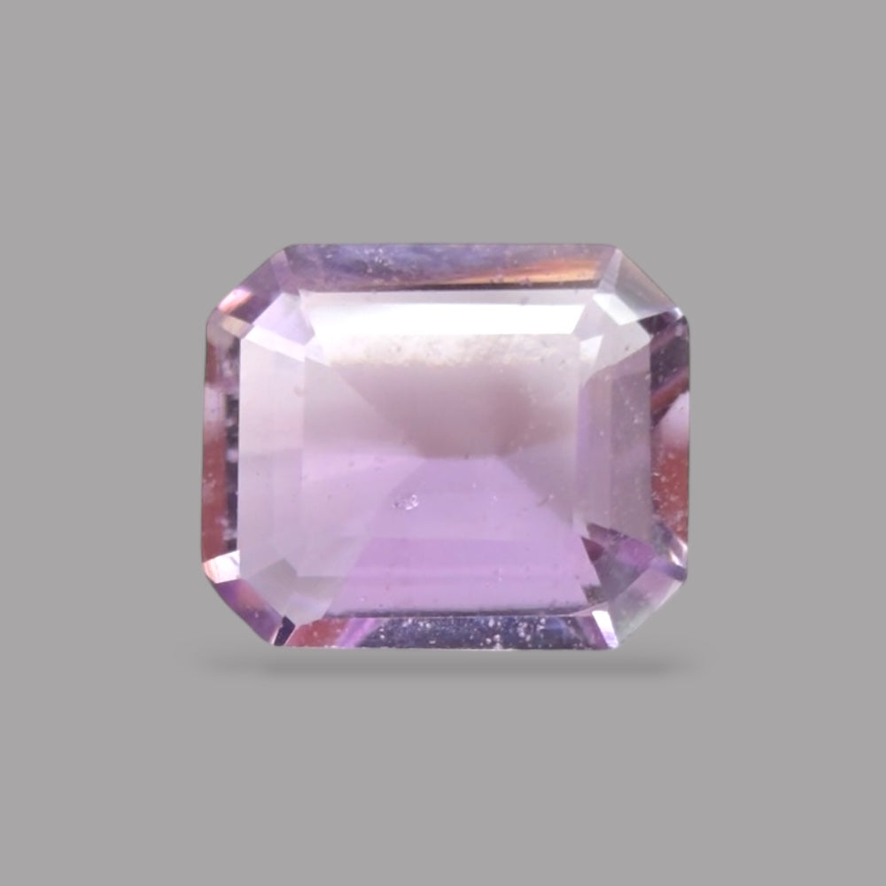 Emerald Cut Shape in Purple Sapphire Gemstone 0.52 Carats & 5.5 x 4.6 mm Size