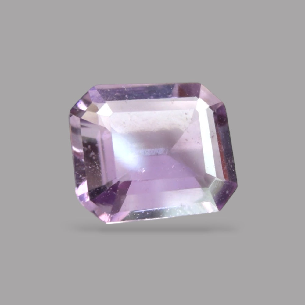 Emerald Cut Shape in Purple Sapphire Gemstone 0.52 Carats & 5.5 x 4.6 mm Size