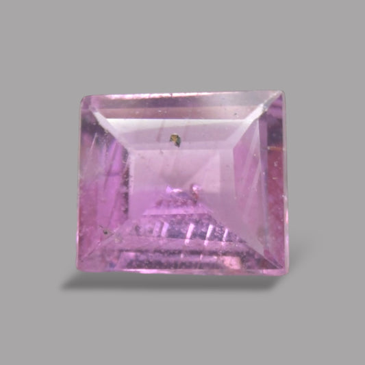 Emerald Cut Shape in Pink Sapphire Gemstone 0.48 Carats & 5.1 x 4.6 mm Size