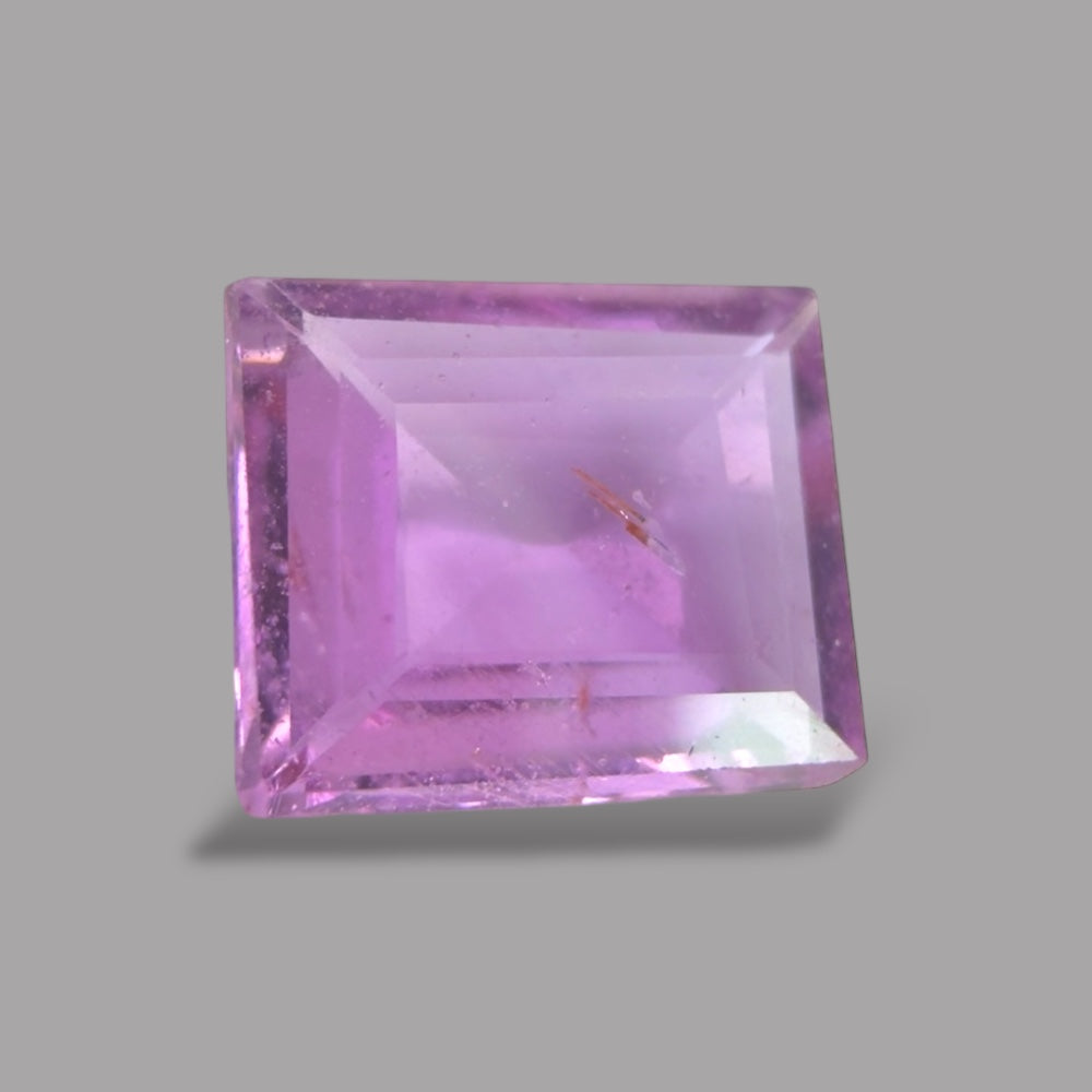 Emerald Cut Shape in Pink Sapphire Gemstone 0.63 Carats & 5.7 x 4.8 mm Size