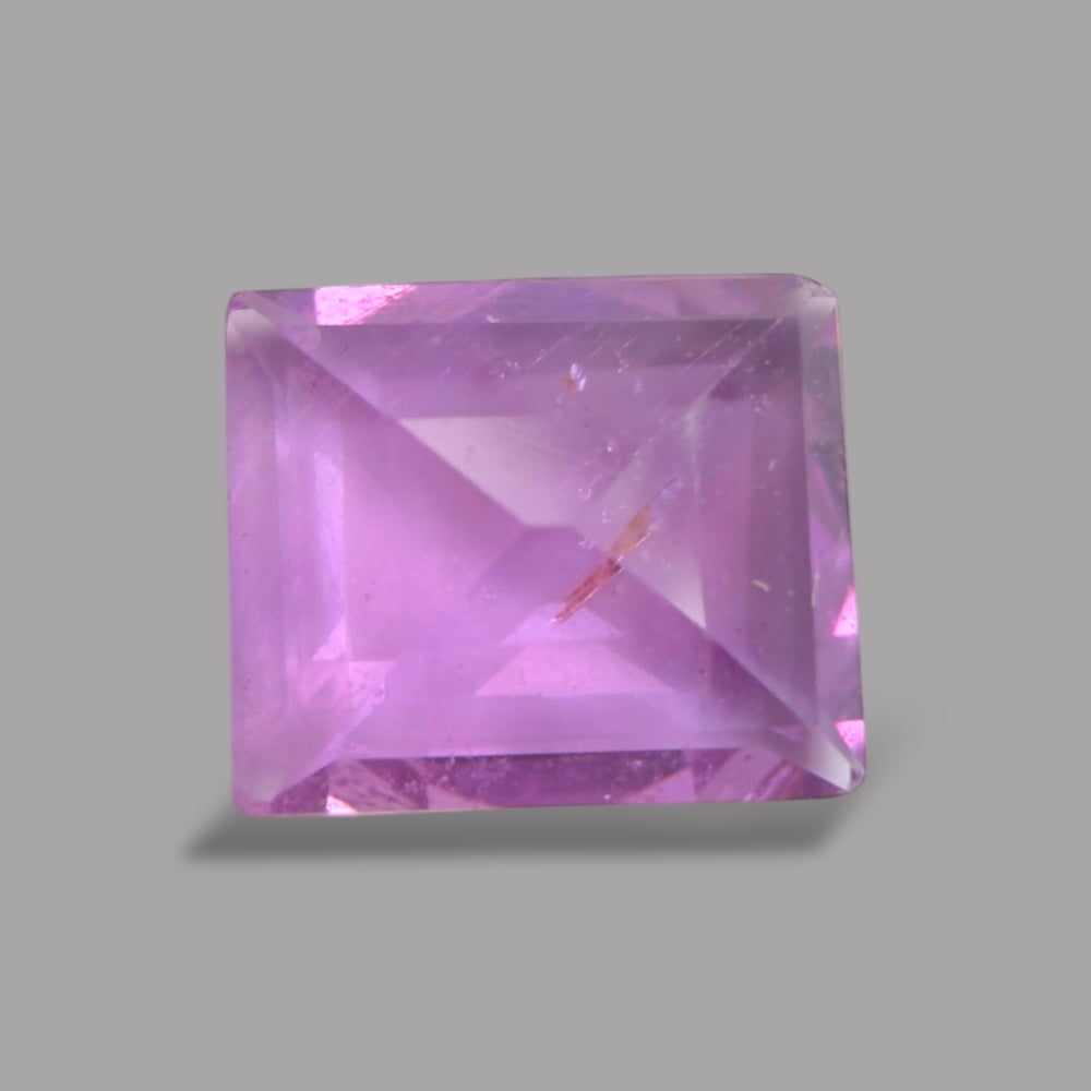 Emerald Cut Shape in Pink Sapphire Gemstone 0.63 Carats & 5.7 x 4.8 mm Size