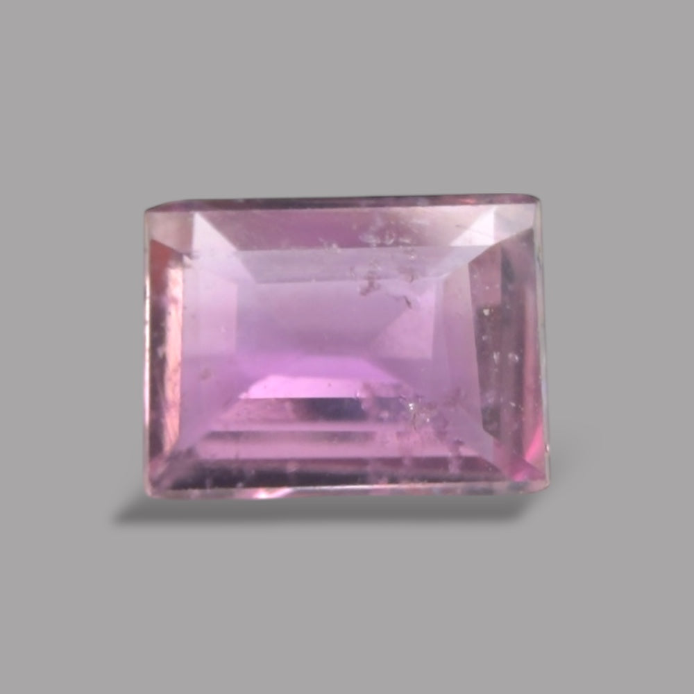 Emerald Cut Shape in Pink Sapphire Gemstone 0.64 Carats & 5.8 x 4.5 mm Size