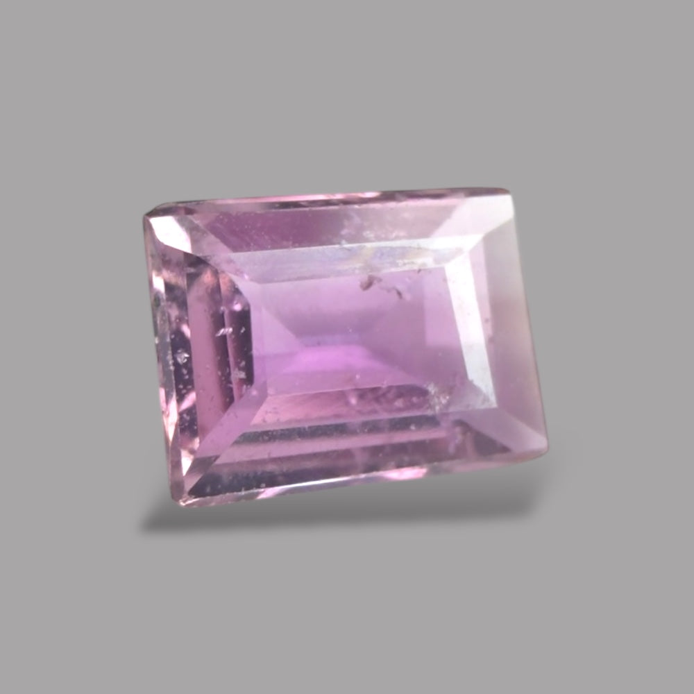 Emerald Cut Shape in Pink Sapphire Gemstone 0.64 Carats & 5.8 x 4.5 mm Size
