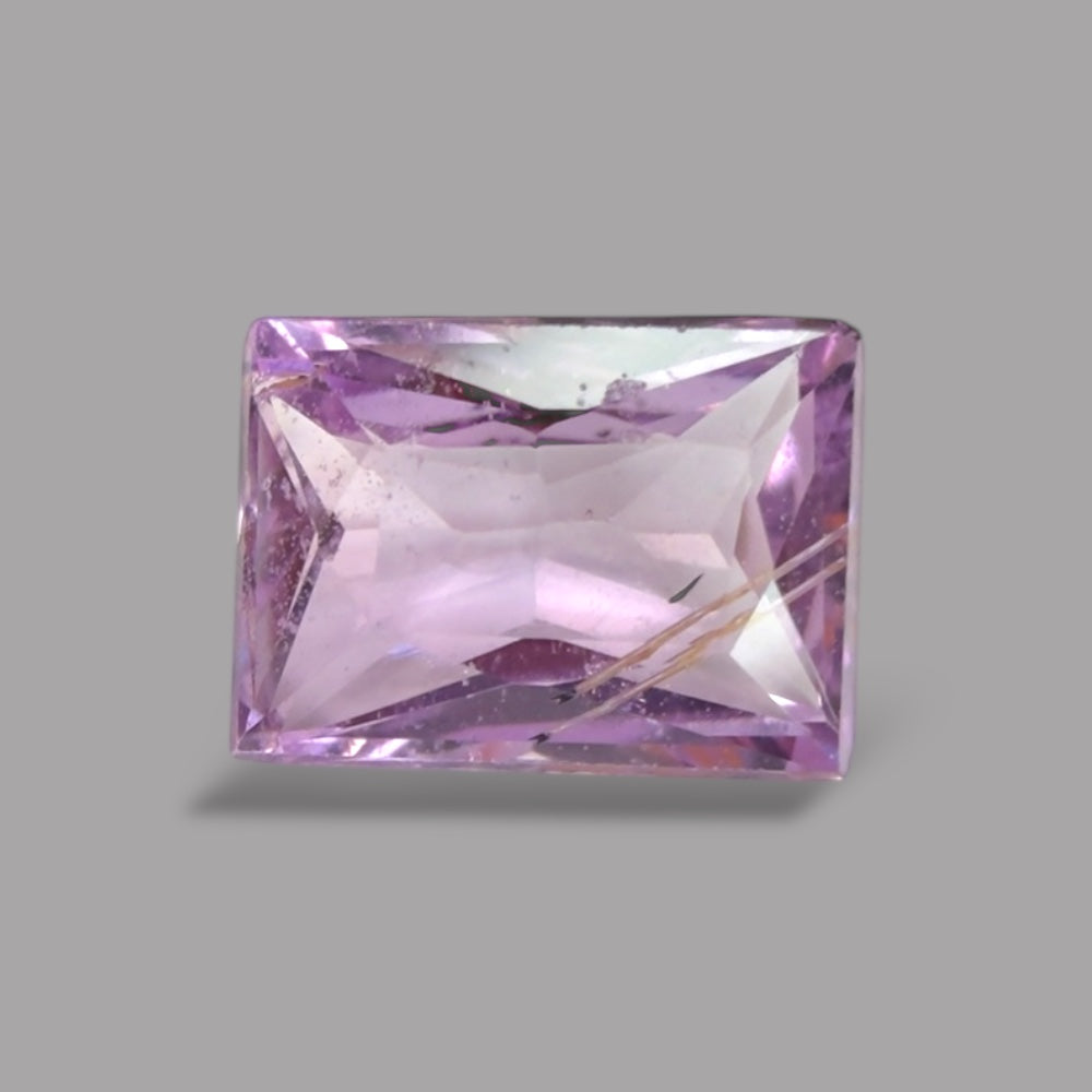 Emerald Cut Shape in Pink Sapphire Gemstone 0.68 Carats & 5.8 x 4.3 mm Size