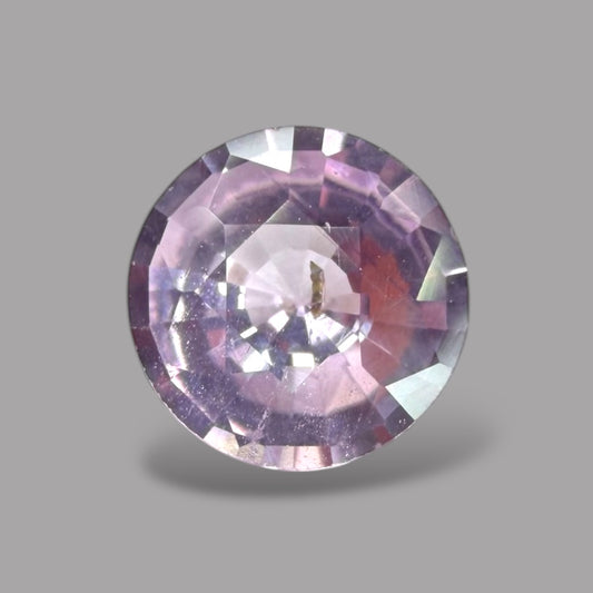 Round Cut Shape in Pink Sapphire Gemstone 0.51 Carats & 5.2 mm Size