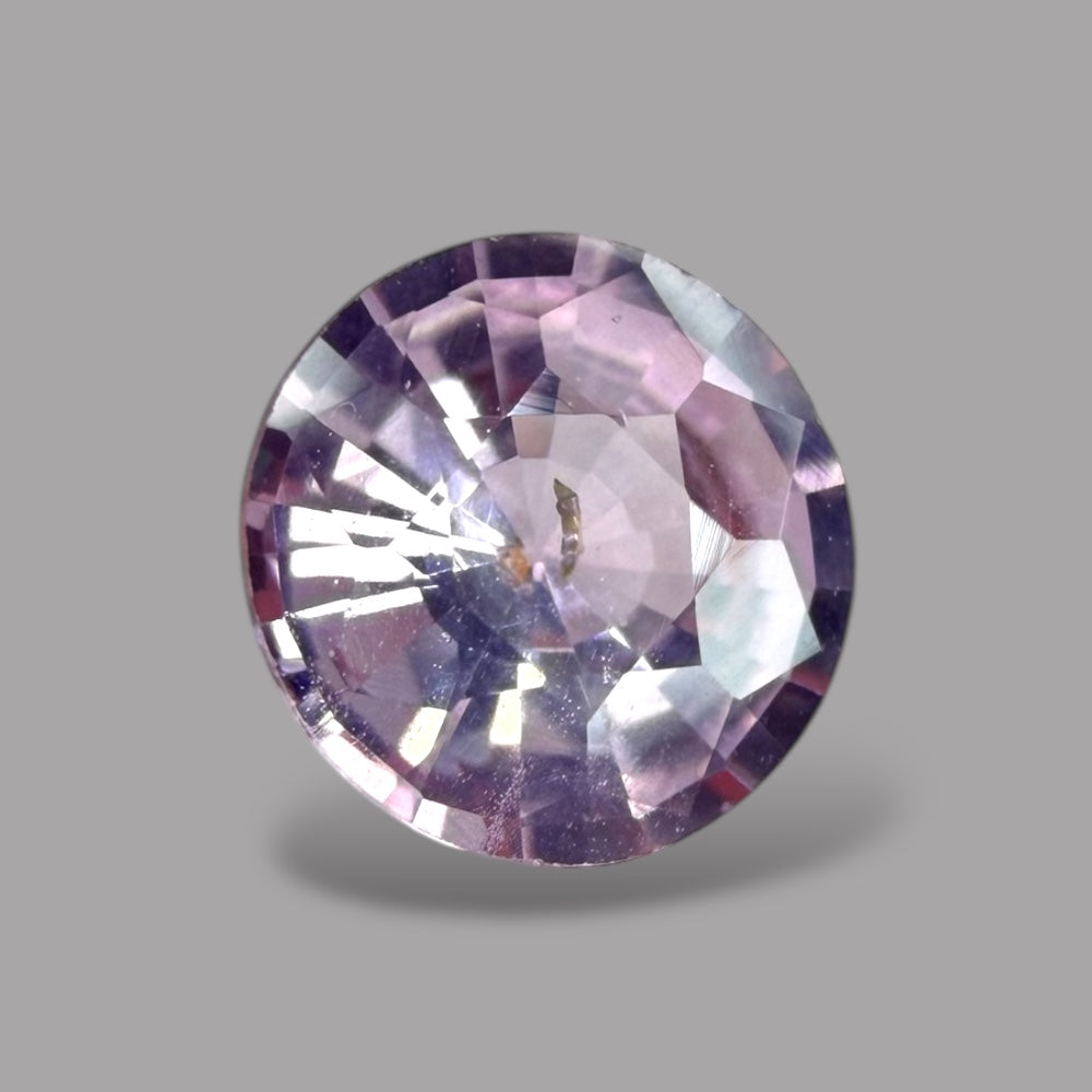 Round Cut Shape in Pink Sapphire Gemstone 0.51 Carats & 5.2 mm Size