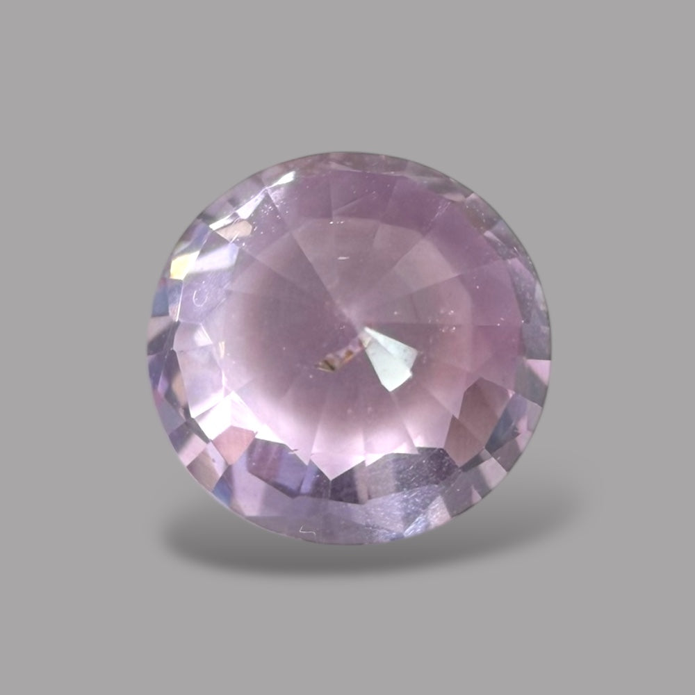 Round Cut Shape in Pink Sapphire Gemstone 0.51 Carats & 5.2 mm Size