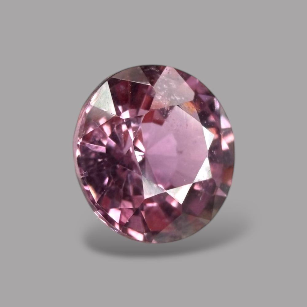 Round Cut Shape in Pink Sapphire Gemstone 0.60 Carats & 5.1 mm Size