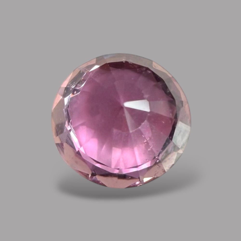 Round Cut Shape in Pink Sapphire Gemstone 0.60 Carats & 5.1 mm Size