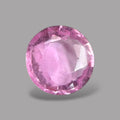 Round Cut Shape in Pink Sapphire Gemstone 0.61 Carats & 5.5 mm Size