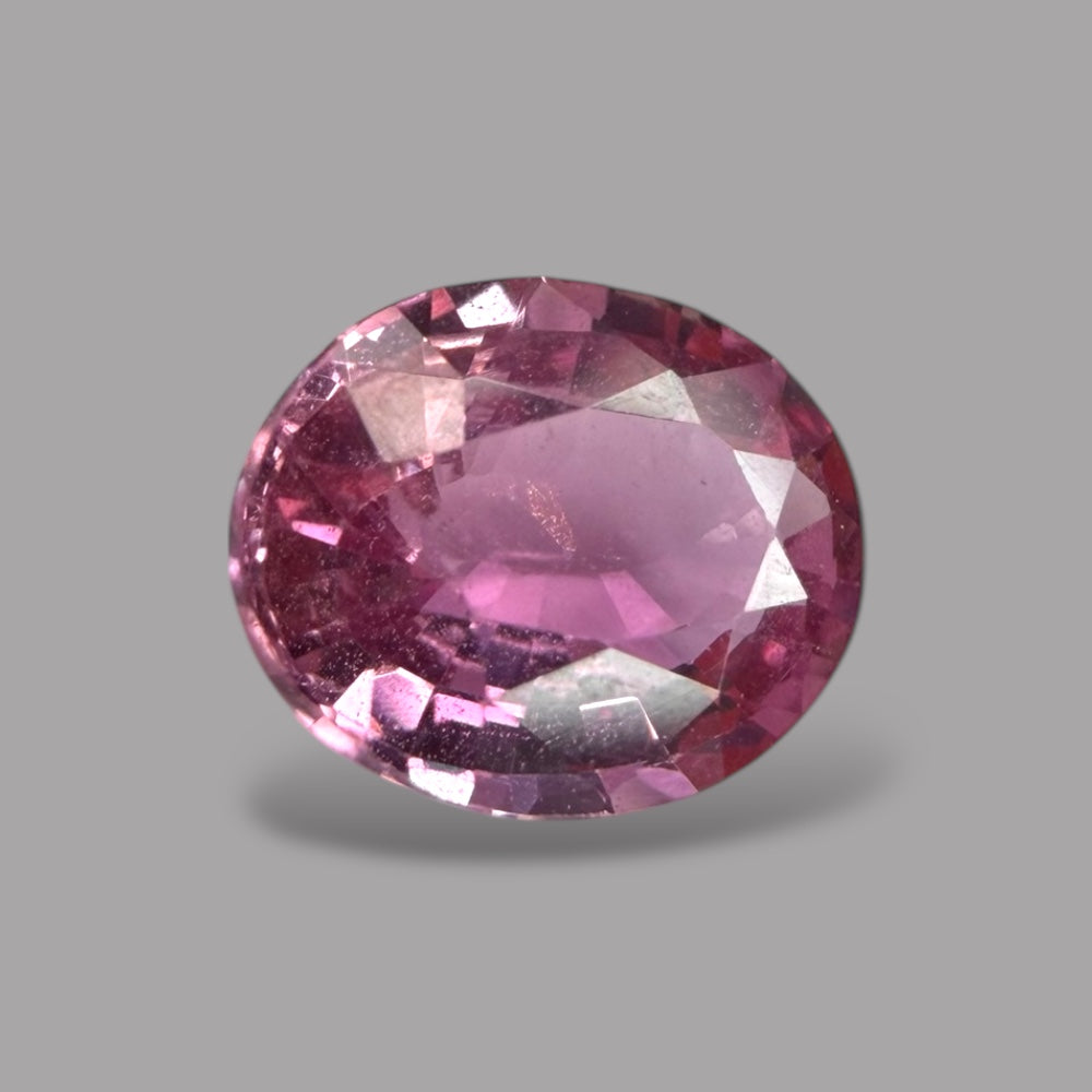 Oval Shape in Pink Sapphire Gemstone 1.07 Carats & 7.2 x 5.7 mm Size