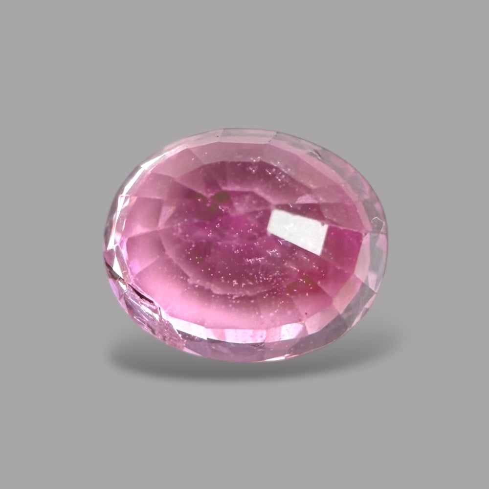 Oval Shape in Pink Sapphire Gemstone 0.97 Carats & 6.1 x 5.1 x 3.7 mm Size