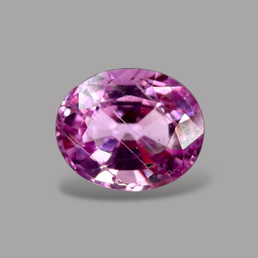 Oval Shape in Pink Sapphire Gemstone 0.93 Carats & 6 x 4.1 mm Size