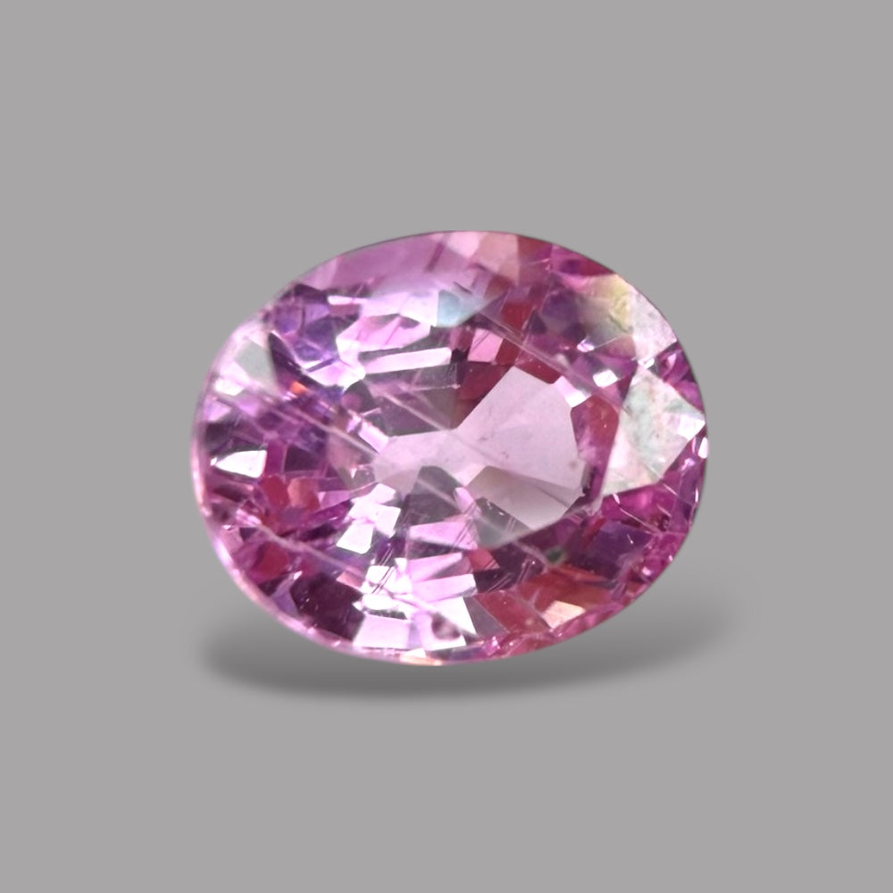 Oval Shape in Pink Sapphire Gemstone 0.93 Carats & 6 x 4.1 mm Size