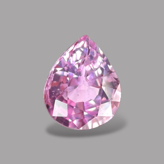Pear Shape in Pink Sapphire Gemstone 0.58 Carats & 5.6 x 4.6 mm Size
