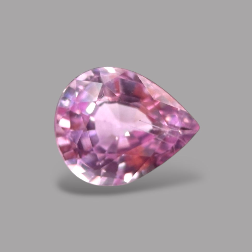 Pear Shape in Pink Sapphire Gemstone 0.58 Carats & 5.6 x 4.6 mm Size