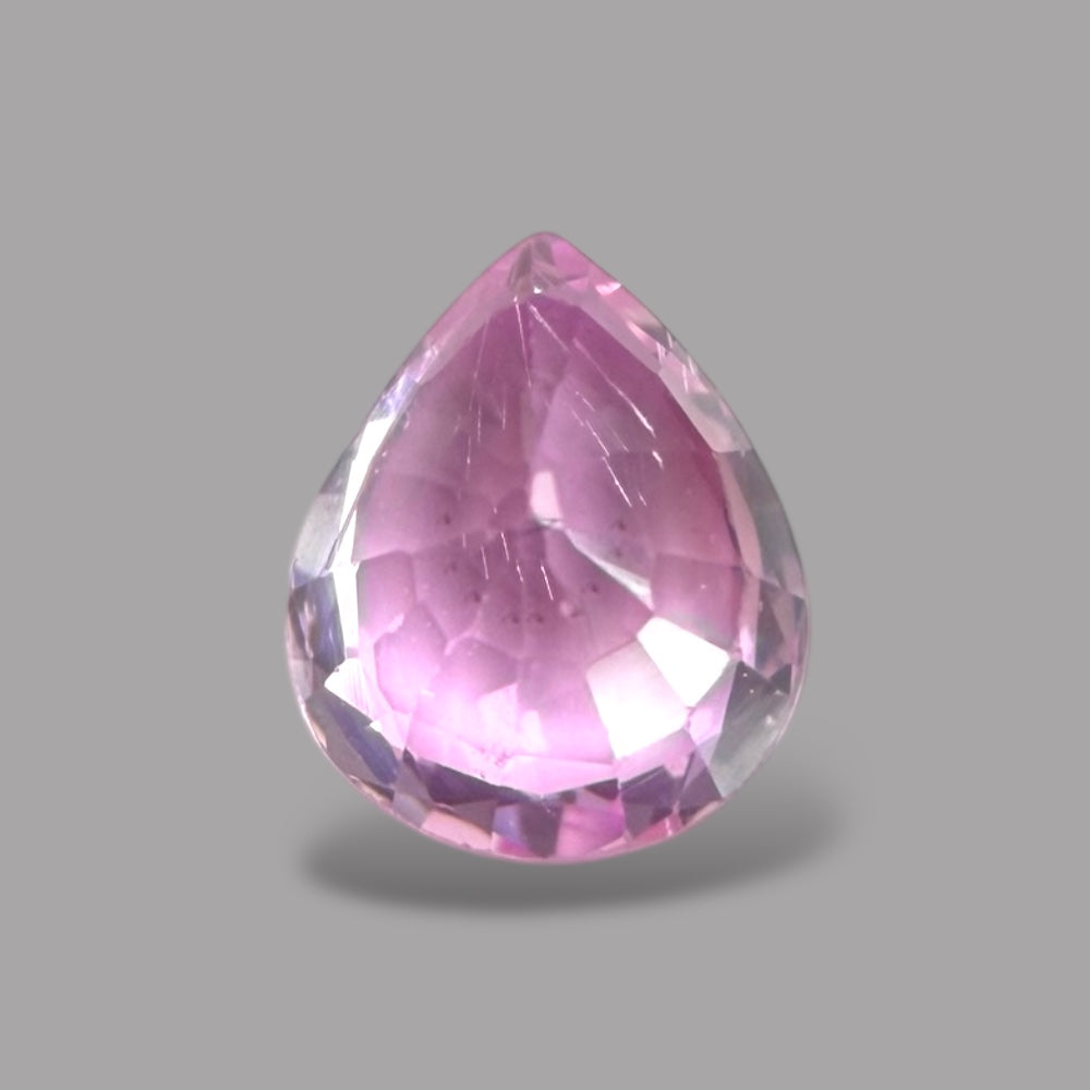 Pear Shape in Pink Sapphire Gemstone 0.58 Carats & 5.6 x 4.6 mm Size