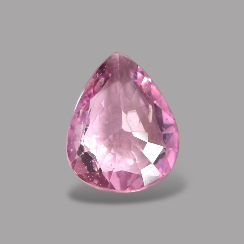 Pear Shape in Pink Sapphire Gemstone 0.38 Carats & 5.7 x 4.5 mm Size