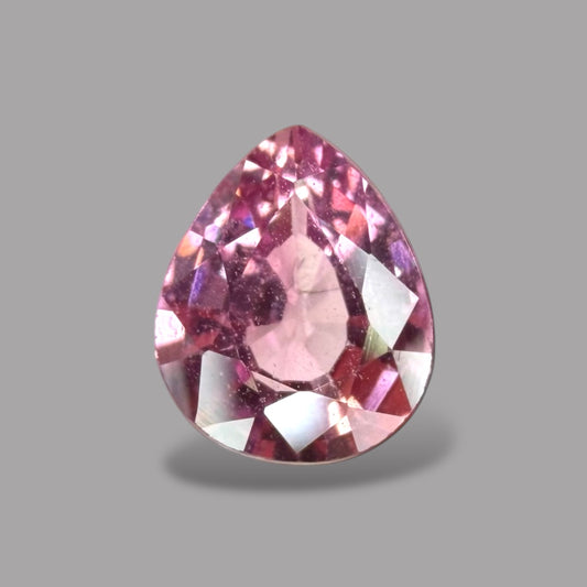 Pear Shape in Pink Sapphire Gemstone 0.72 Carats & 6.1 x 5 mm Size