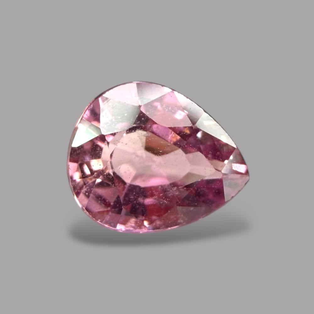 Pear Shape in Pink Sapphire Gemstone 0.72 Carats & 6.1 x 5 mm Size